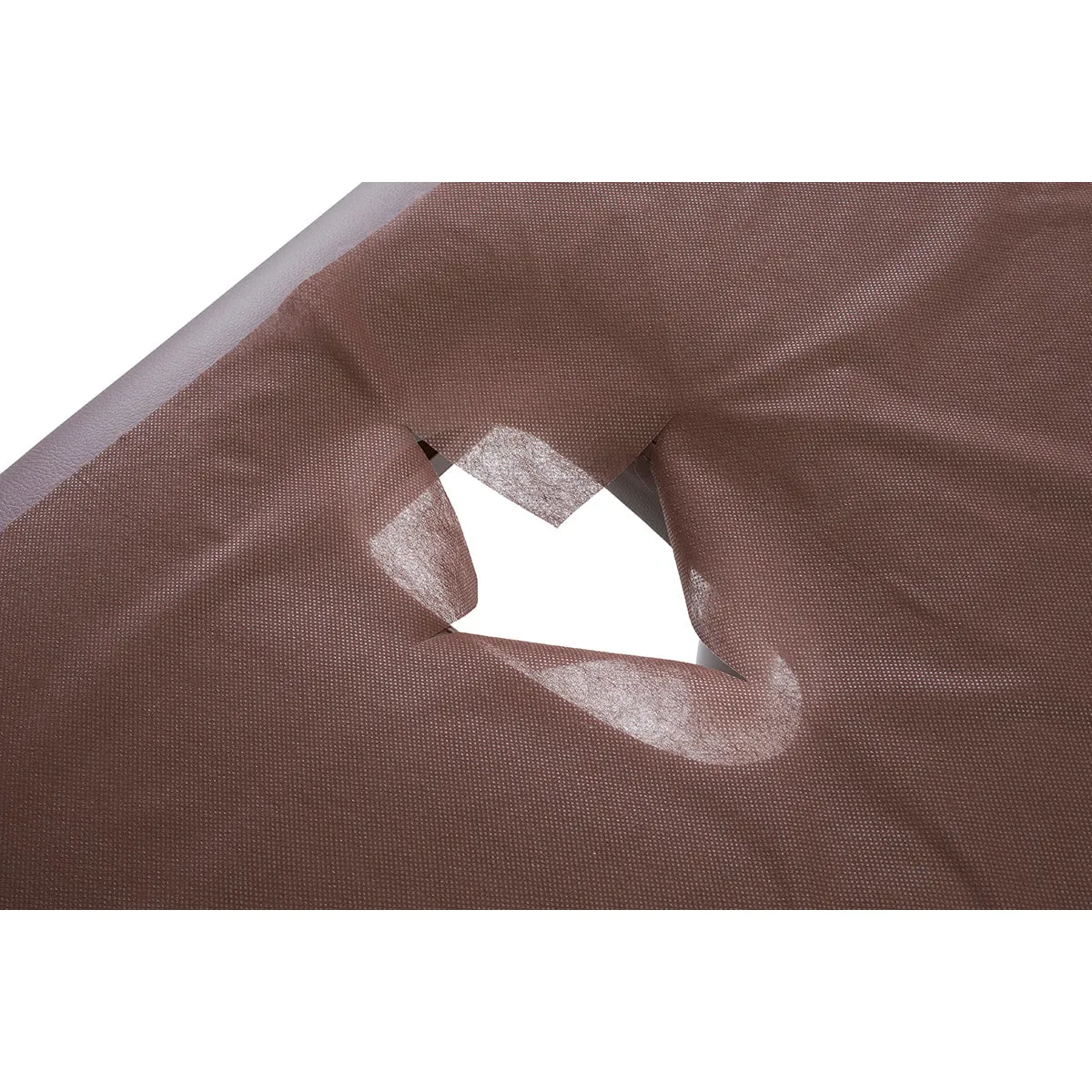 Disposable Bed Sheet With Face Hole SP 90M Dark Brown