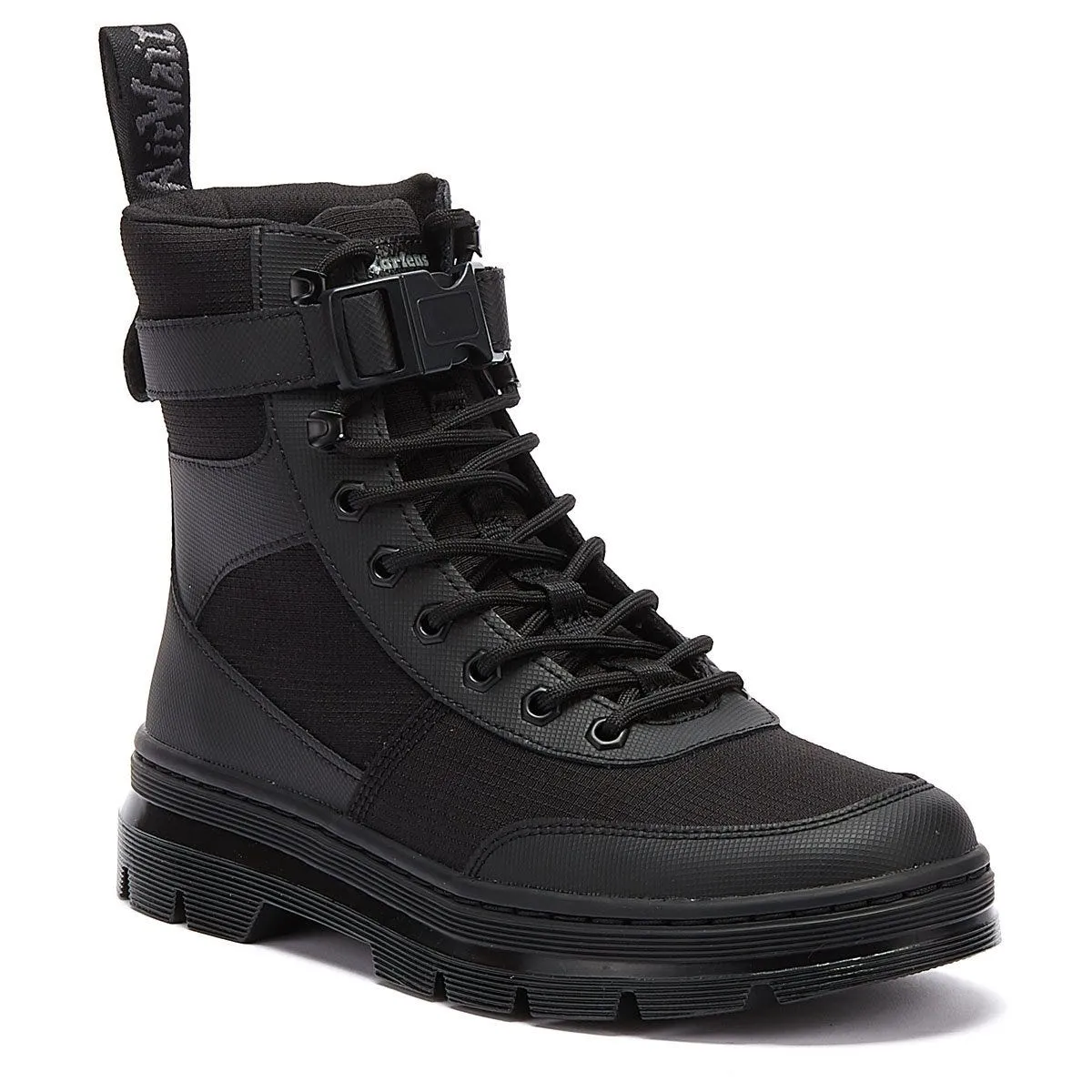 Dr. Martens Combs Tech Mono Black Boots