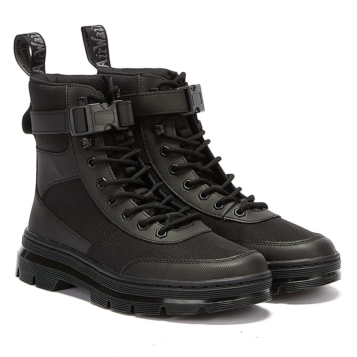 Dr. Martens Combs Tech Mono Black Boots