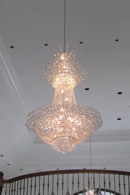 Empire Extra Large French Classic Multi-tiered Crystal Chandelier