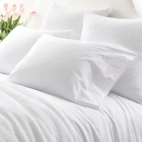 Essential Percale White Sheet Set