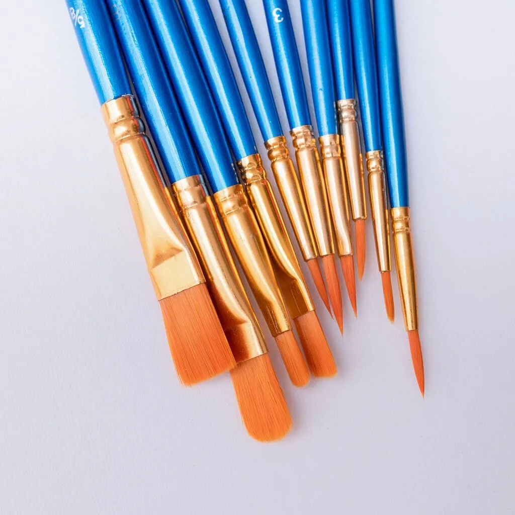 Extra 10 Pcs High Quality Paint Brushes