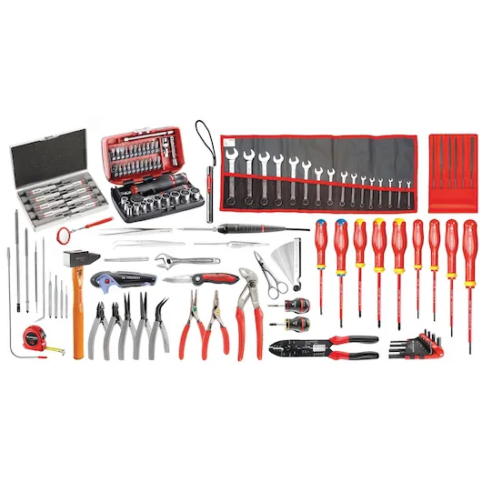 Facom BSR20.EM41A 120pce Metric Electricians Tool Kit C/W BS.R20 Rolling Tool Bag