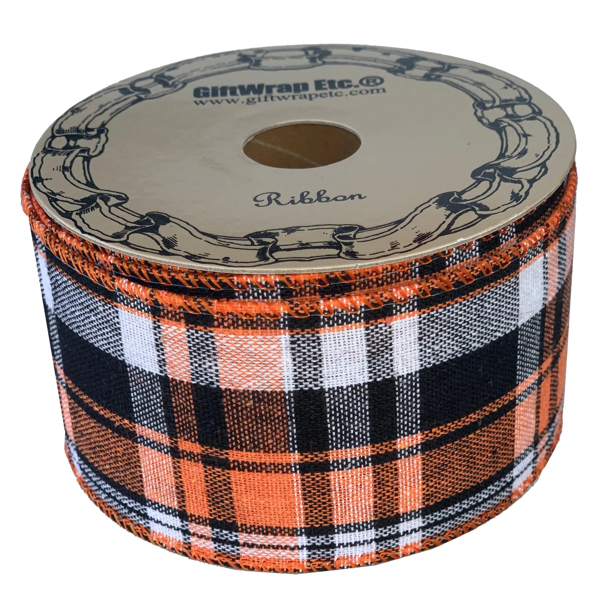 Fall Plaid Wired Edge Ribbon - 2 1/2" x 10 Yards