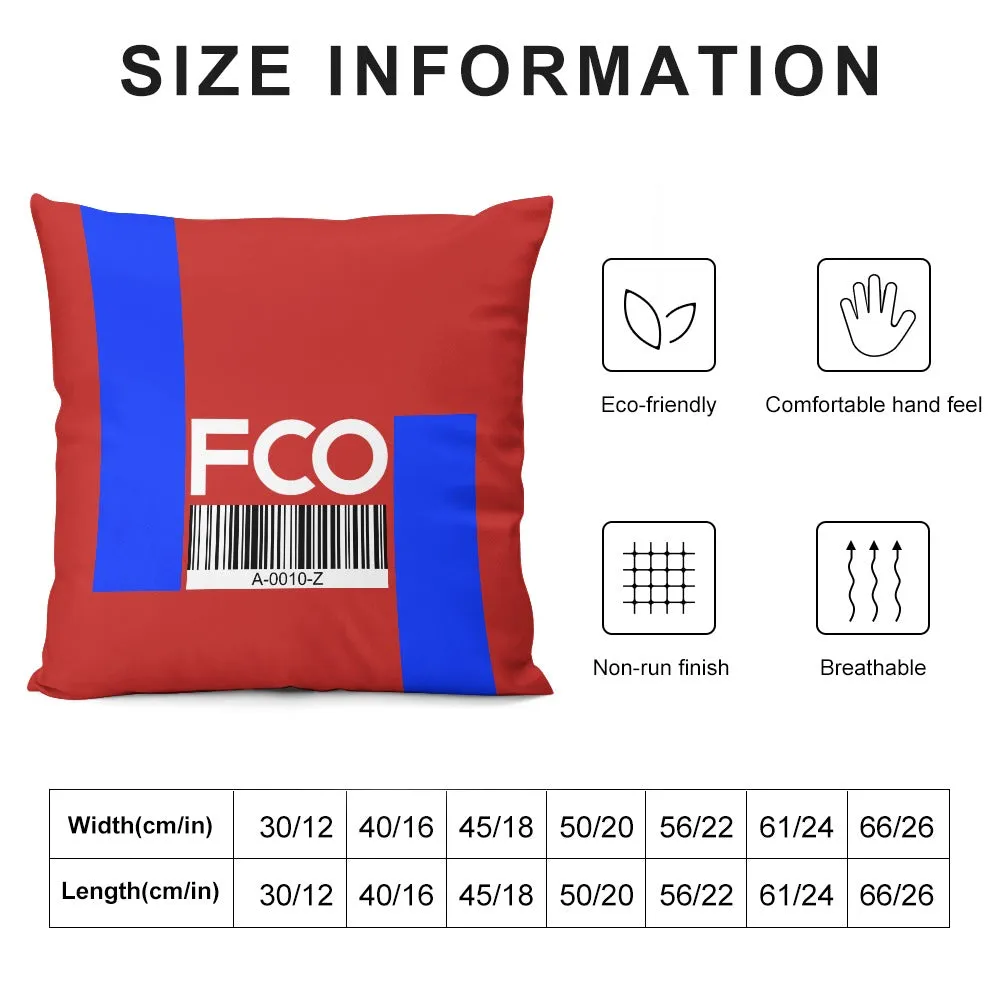 FCO Plush pillow case (double-sided)