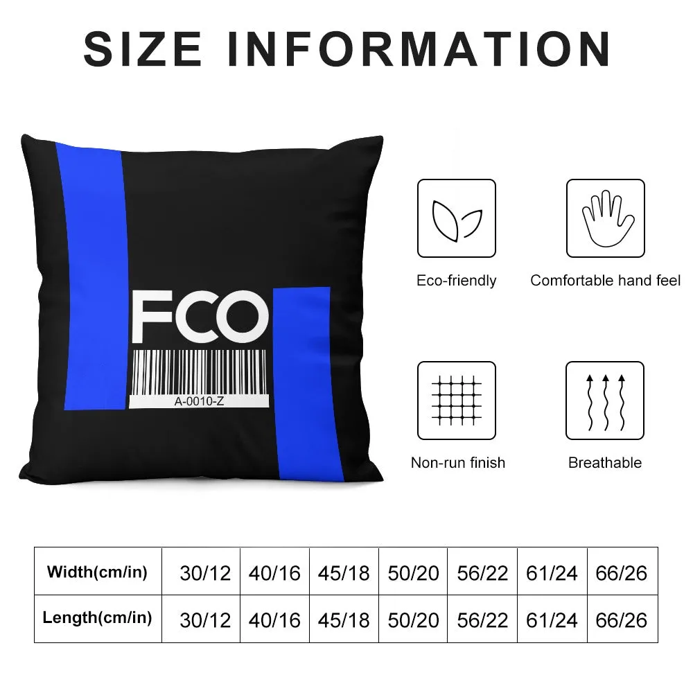 FCO Plush pillow case (double-sided)