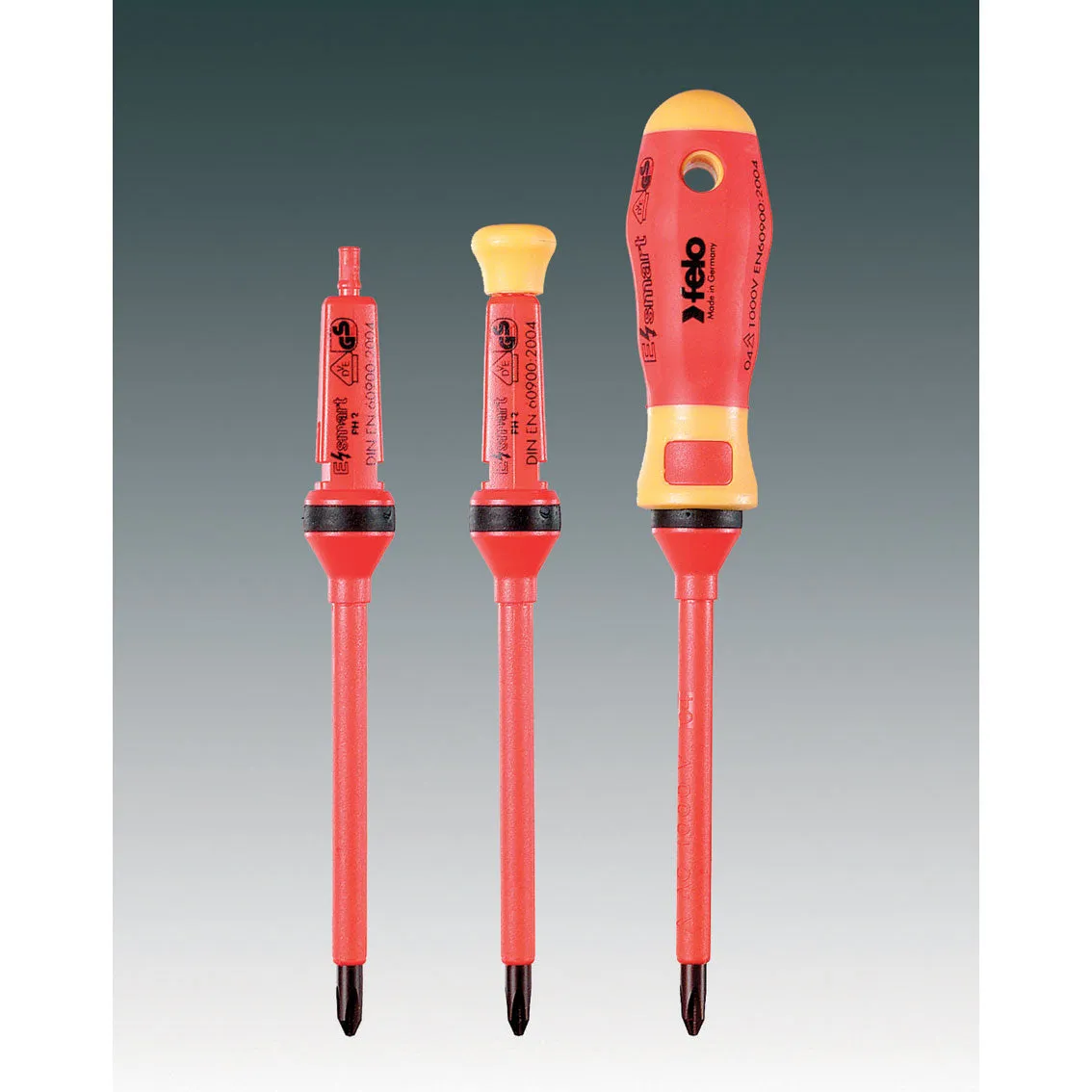 Felo 53439 E-Smart Compact Insulated Screwdriver Set Phillips/Slotted/Square/Torx