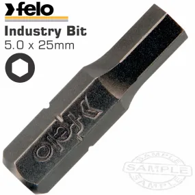 FELo Allen/Hex 5.0 X 25mm Bulk Ins.Bit FEL02450010