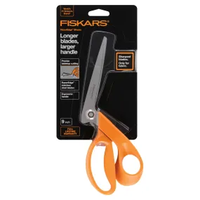 Fiskars 199600 RazorEdge Fabric Shears for Tabletop Cutting - 9 inch