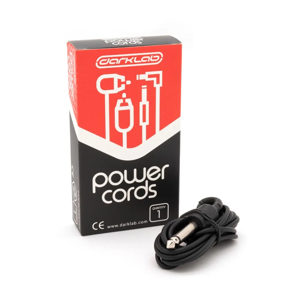 FK Irons Darklab 6’ Straight Air Mini DC Cable — Black