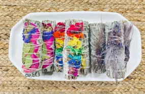 Floral Sage Smudge  Sticks