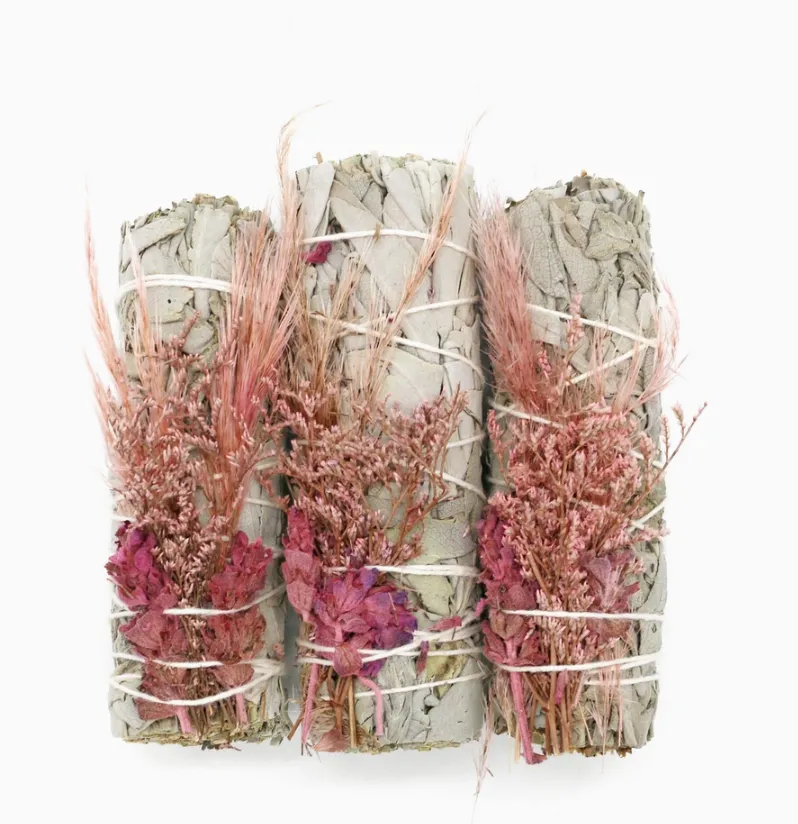 Floral Sage Smudge  Sticks