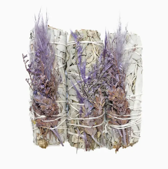 Floral Sage Smudge  Sticks