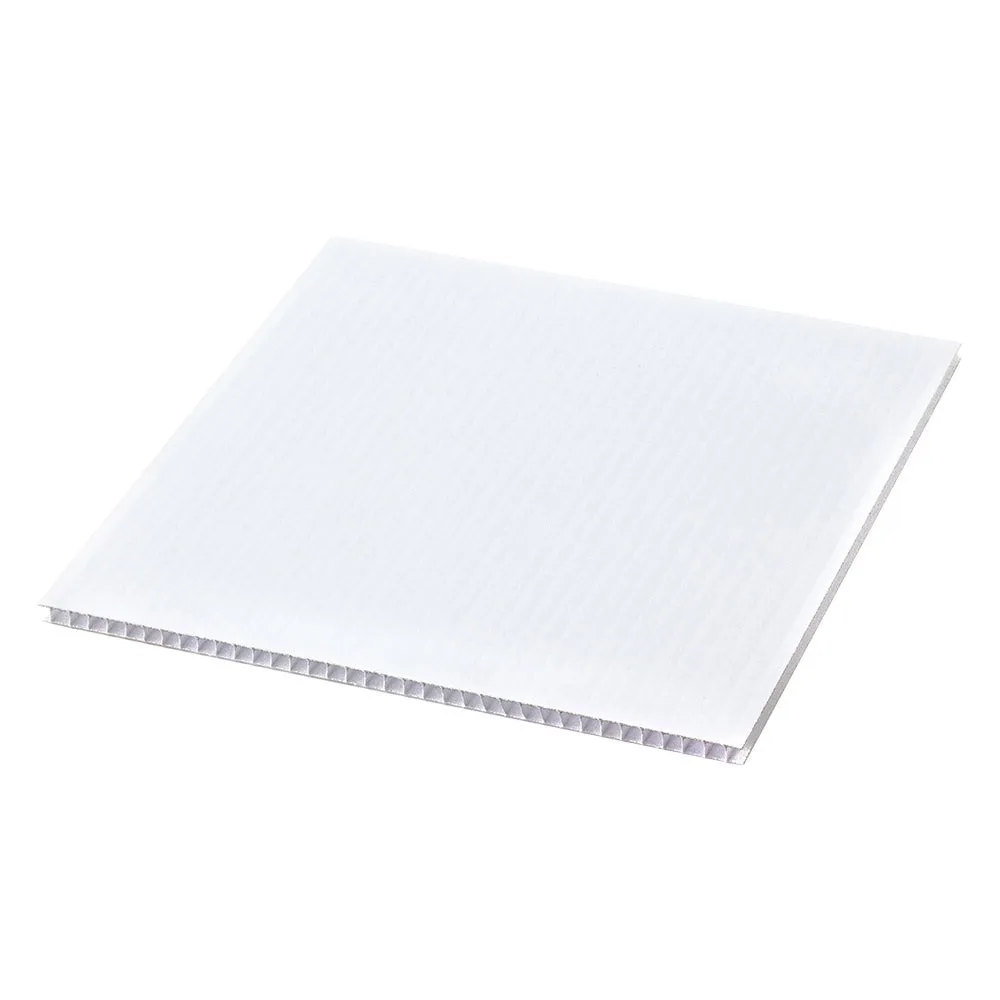 Fluted Polypropylene (Correx), 4mm x 610mm x 610mm, 10 pk