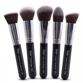 GOBSMACK GLAMOROUS - SET OF 5 MAKEUP BRUSHES