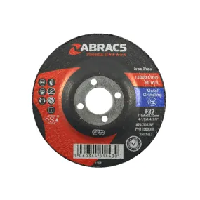 Grinding Discs 115mm x 6mm x 22mm, Pack of 5