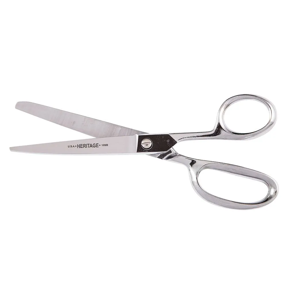 Heritage Cutlery 109B 9'' Straight Trimmer / Blunt Tips