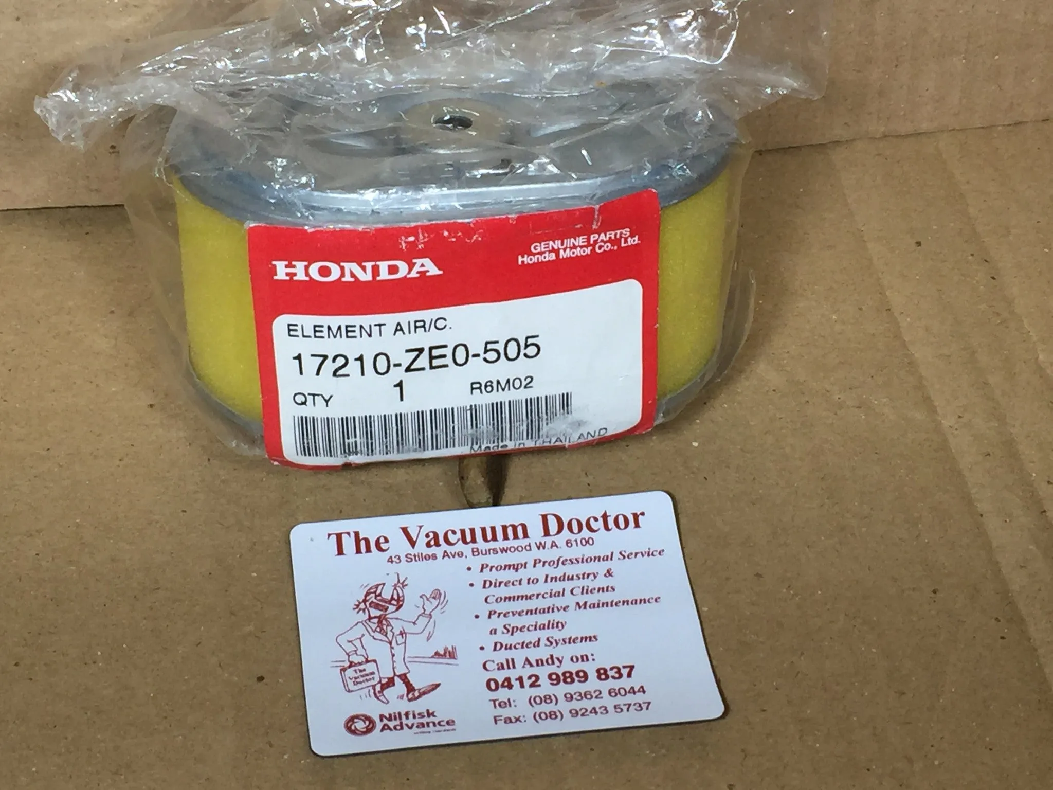 Honda Air Filter 17210-ZE3-010 R9B20 For Gerni G600 With Honda Motor