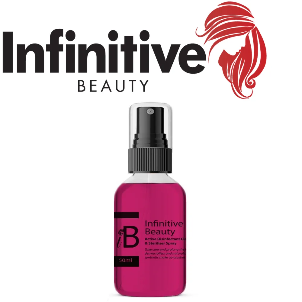 Infinitive Beauty Active Disinfectant Cleaner and Steriliser Spray 50ml or 100ml