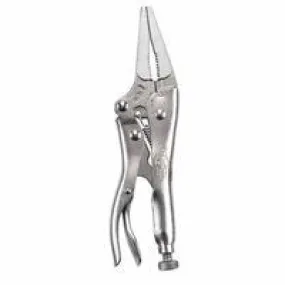 Irwin Vise-Grip 1602L3 Long Nose Locking Pliers, Jaw Opens to 1 5/8 in, 4 in Long (1 EA)