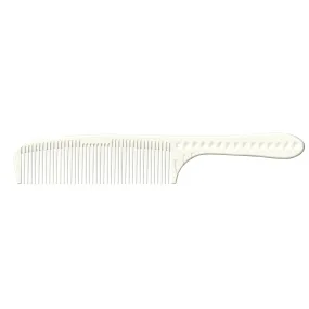 JRL Barbering Comb 7.6" - White J201