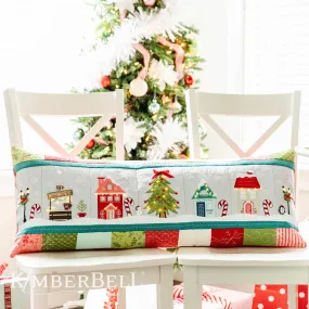 Kimberbell Candy Cane Lane Bench Pillow Machine Embroidery CD