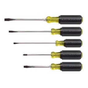 Klein Tools 85075 Cushion-Grip Screwdriver Set, 5 Piece