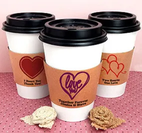 Kraft Insulated Cup Sleeves - Personalized