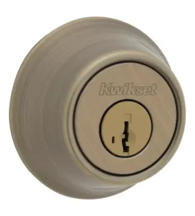 Kwikset 660 Single Cylinder Deadbolt Keyed One Side - featuring SmartKey