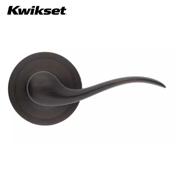 Kwikset - 720TNL - Tustin Lever Set - Round Rose - Passage - 11P - Venetian Bronze - Grade 2