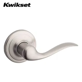 Kwikset - 720TNL - Tustin Lever Set -  Round Rose -  Passage - 15 - Satin Nickel