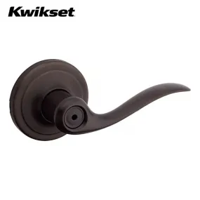 Kwikset -  730TNL - Tustin Lever Set - Round Rose - 11P - Venetian Bronze - Privacy - Grade 2