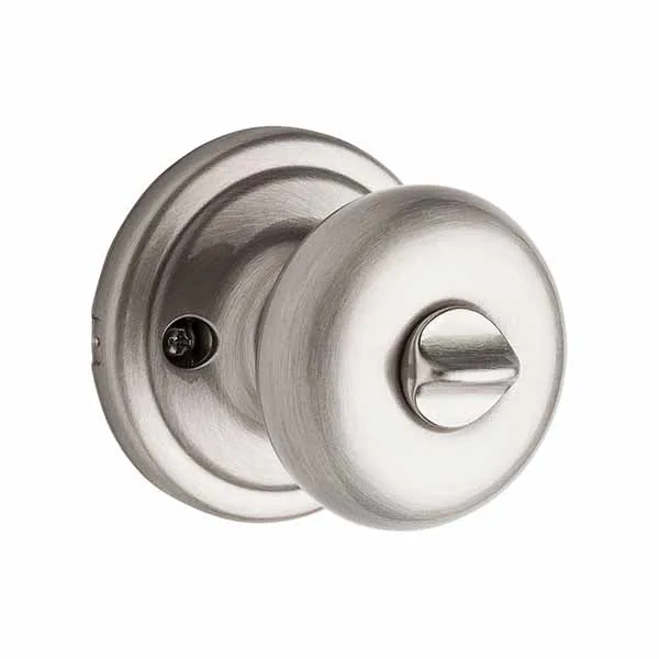 Kwikset - 740H - Hancock Knob Set - Round Rose - 15 - Satin Nickel - Entrance - SC1 Schlage - SmartKey Technology - Grade 2