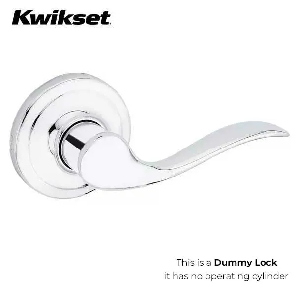 Kwikset - 788TNL - Tustin Lever Set - Round Rose - Half Dummy - 26 - Polished Chrome - Grade 2 - RH