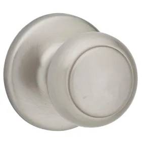 Kwikset Cove Satin Nickel Passage Door Knob Right or Left Handed