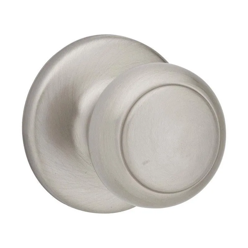 Kwikset Cove Satin Nickel Passage Door Knob Right or Left Handed