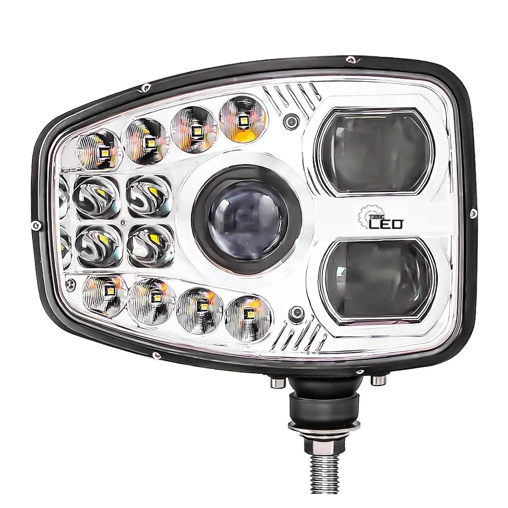 LED Headlamp with High Beam, Dipped Beam, Indicator & DRL