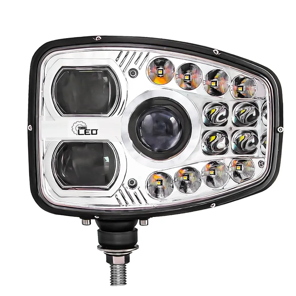 LED Headlamp with High Beam, Dipped Beam, Indicator & DRL