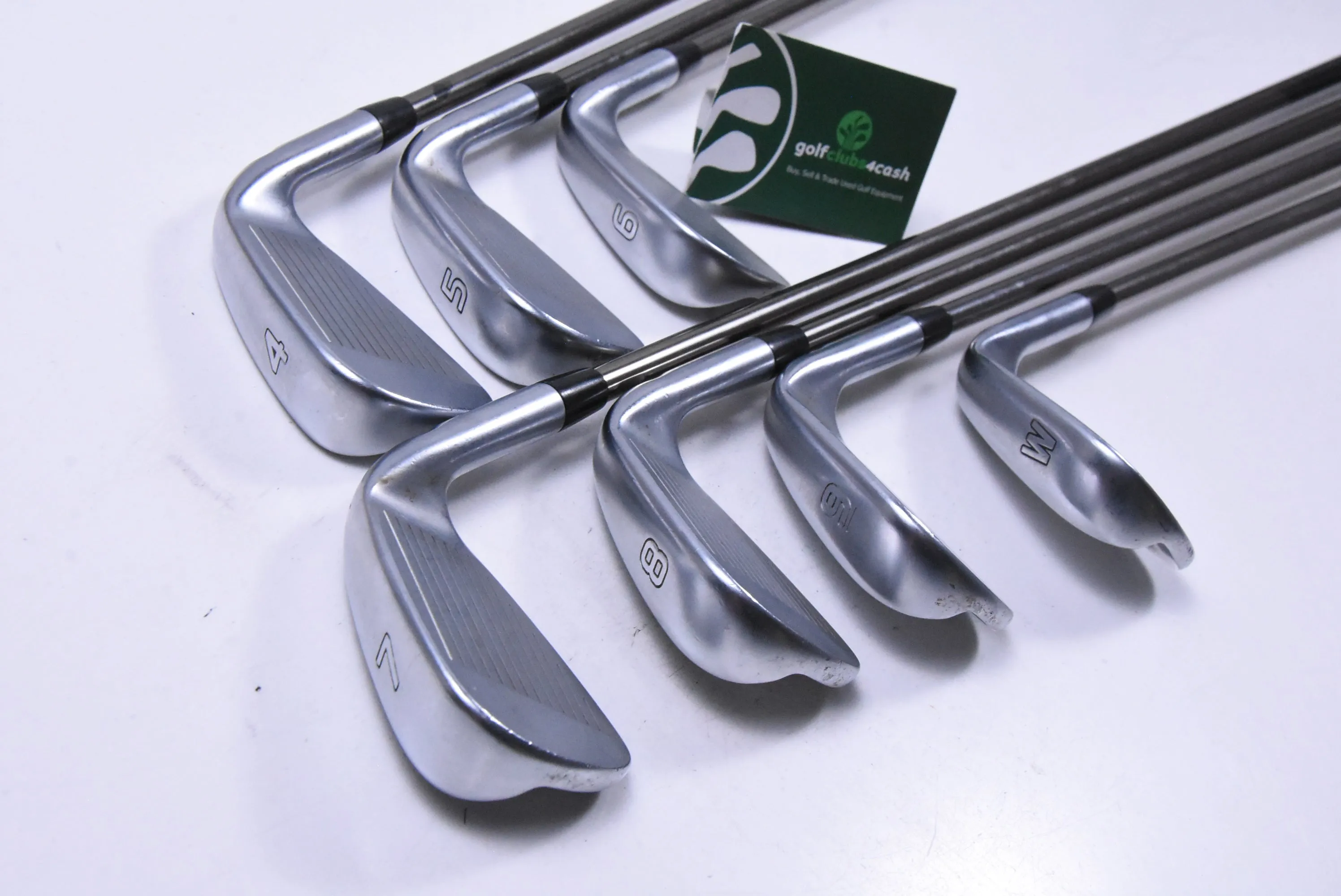 Left Hand Ping i210 Irons / 4-PW / Orange Dot / Regular Flex UST Recoil ES 780