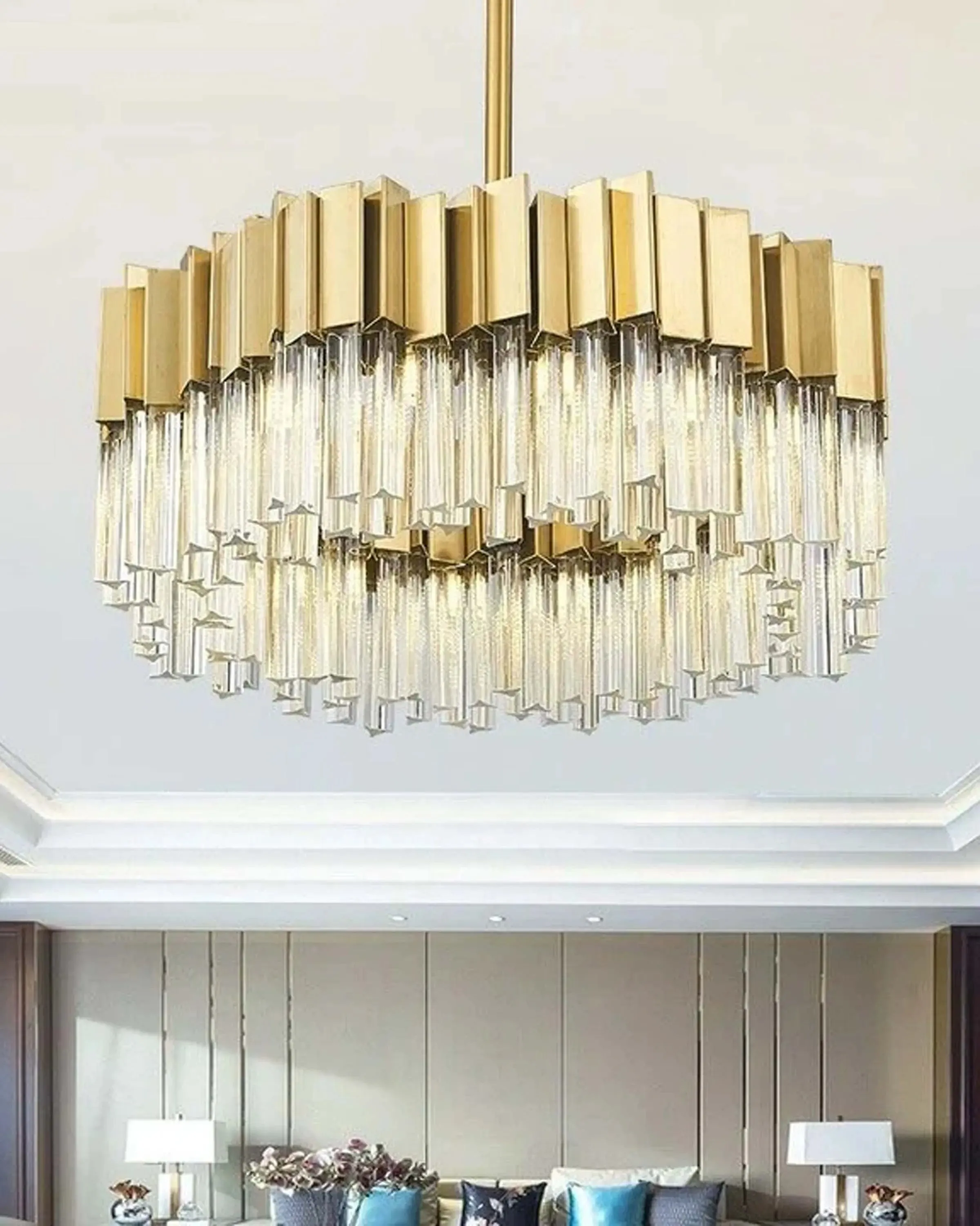 Lhotse Classic Crystal Glass Chandelier Light