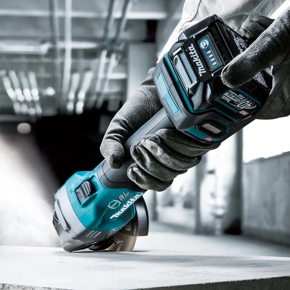 Makita 40V 4" (100mm) Brushless Angle Grinder with Slide Switch | Model : M-GA003G