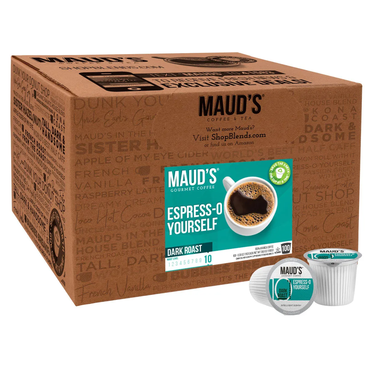 Maud's Espresso Roast Coffee Pods