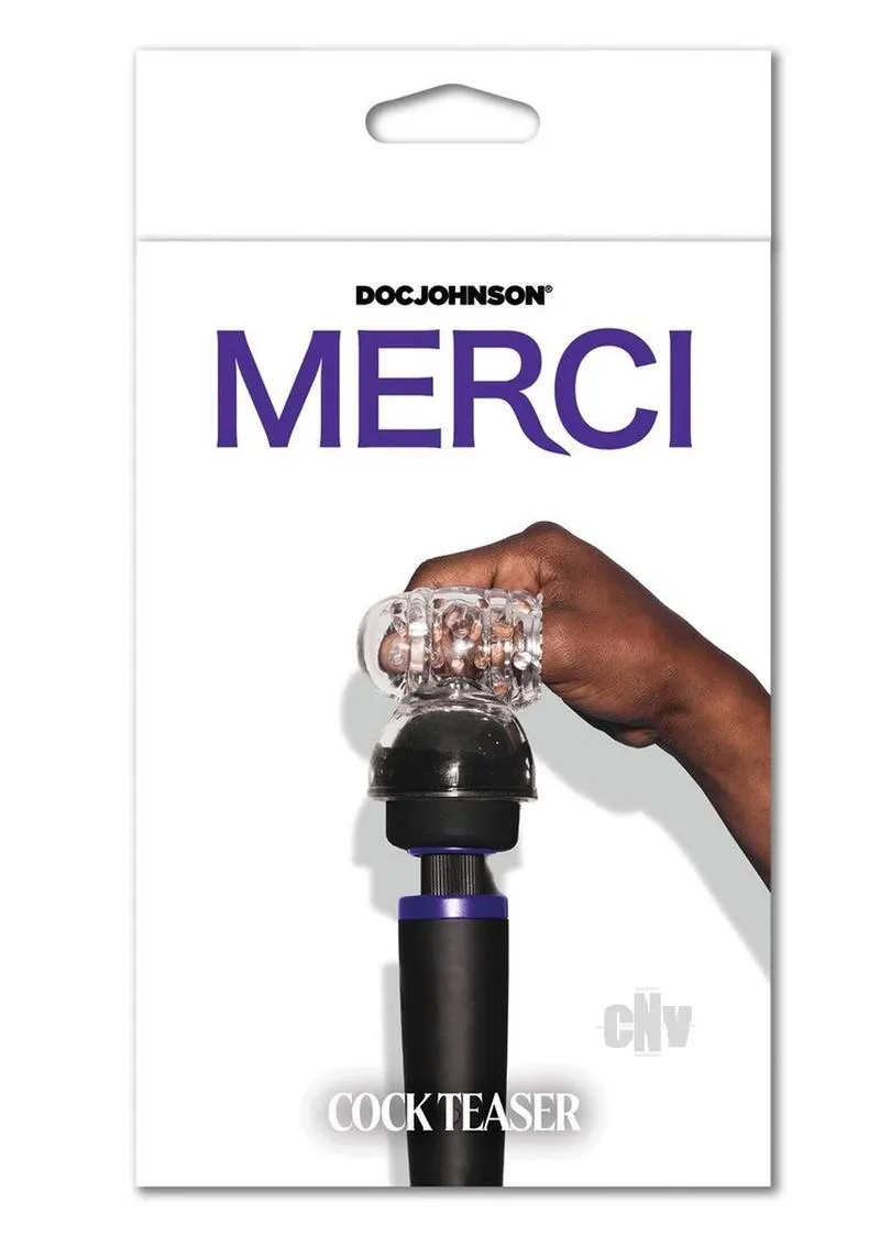 Merci Wand Attachment Cock Teaser Clear