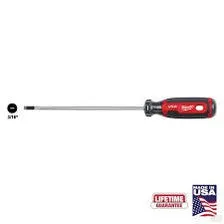 Milwaukee 3/16" Cabinet 6" Cushion Grip Screwdriver MT212