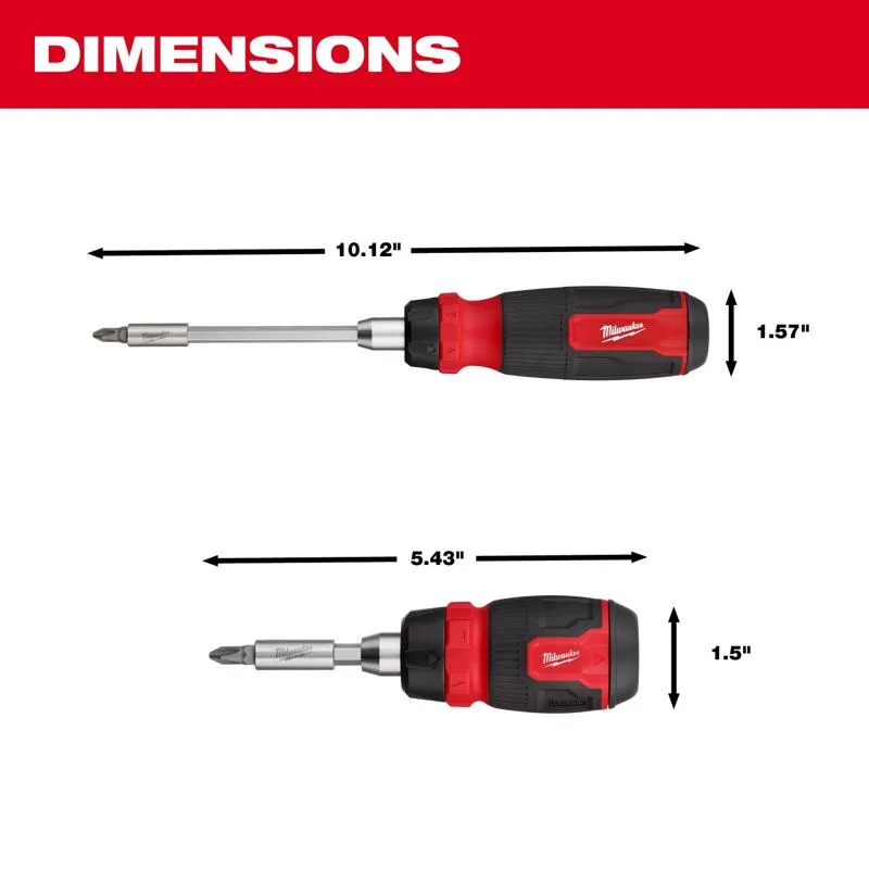 Milwaukee Compact Ratcheting Screwdriver Set 2 pc