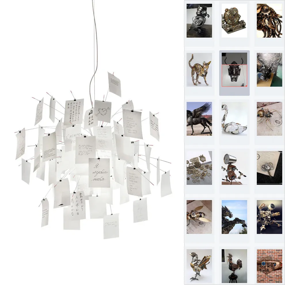 Mina Paper Chandelier