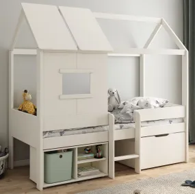 Mini Playhouse Bed with Storage - Kids Avenue