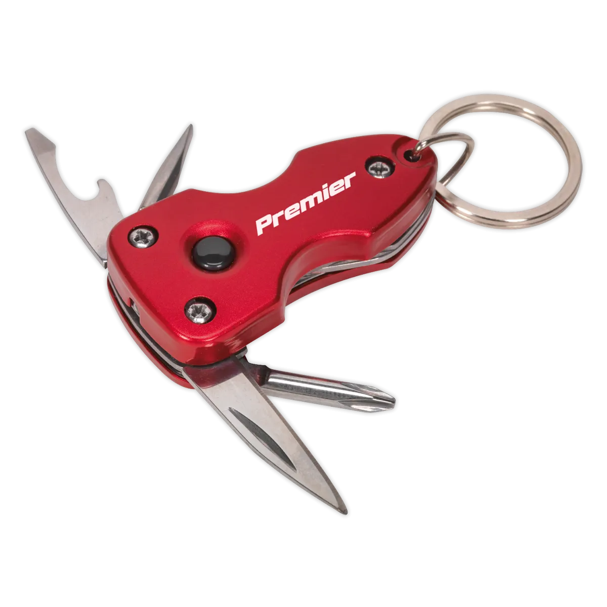 Multi-Tool Key Chain with LED Light