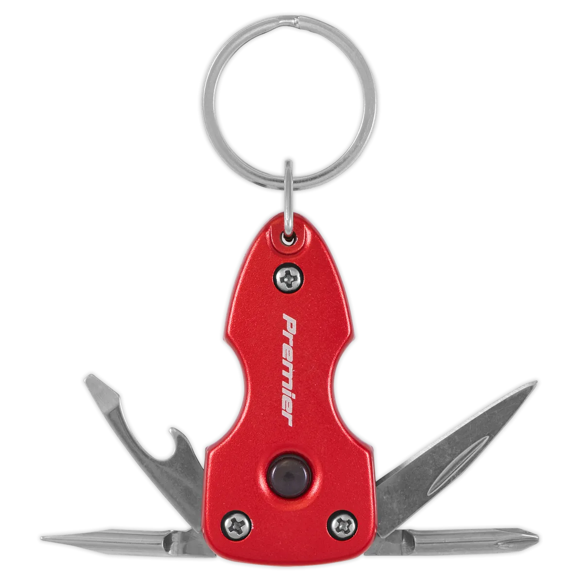 Multi-Tool Key Chain with LED Light