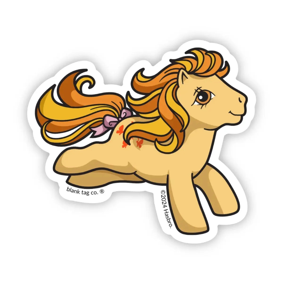 My Little Pony Butterscotch Vinyl Sticker by Blank Tag Sticker Co.